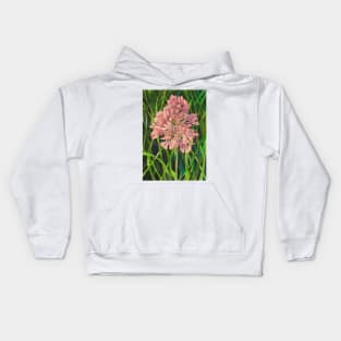 Wild orchids watercolour painting Kids Hoodie